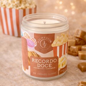 Vela Recordo doce - Palomitas - Colección Raíces