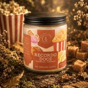 Vela Recordo doce - Palomitas - Colección Raíces