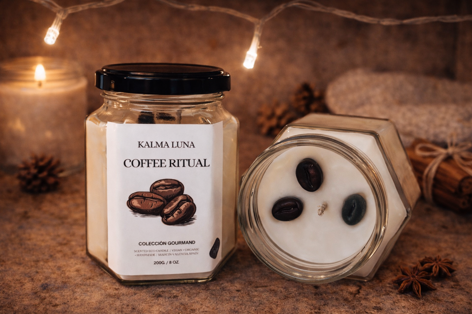 Vela Coffee Ritual - Colección Gourmand - Imagen 3