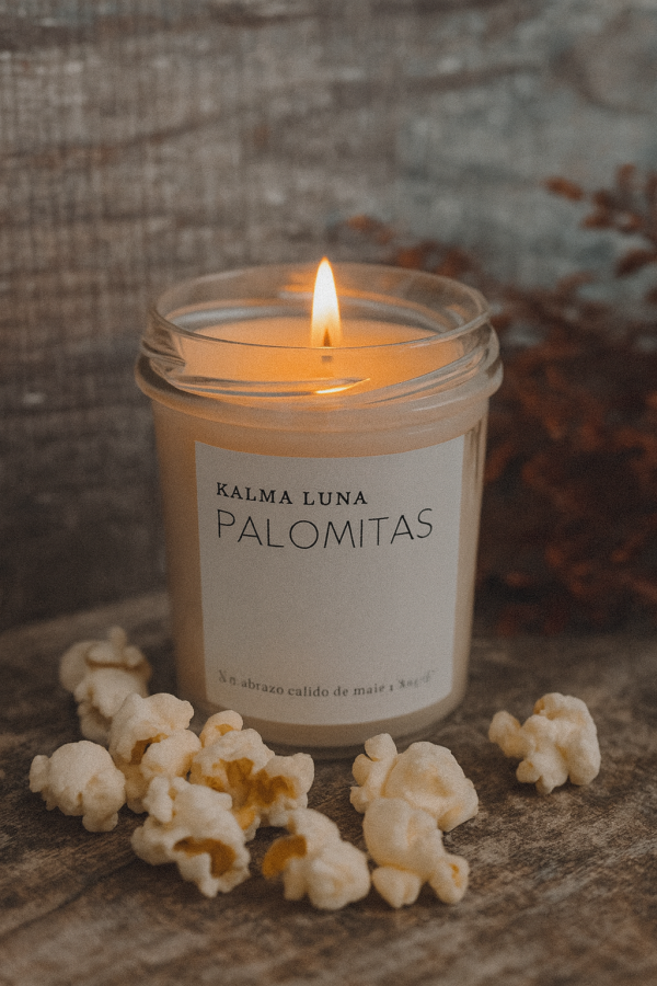 Vela Aromática Palomitas • Colección Raíces de kalma