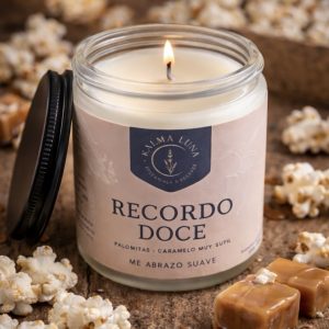 Vela Recordo doce - Palomitas - Colección Raíces