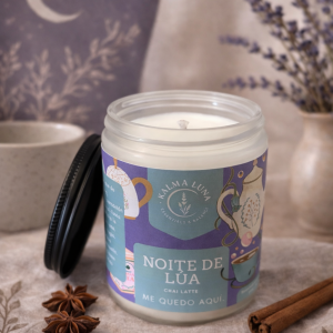 Vela Noite de Lúa- Chai Latte - Colección Raíces