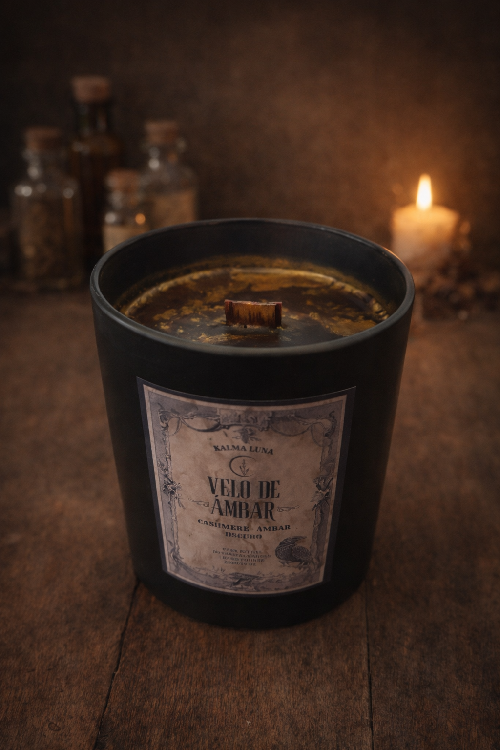 Velo de Ámbar -Cashmere ambarado - Dark Ritual