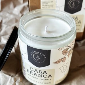 Vela Casa Branca - Algodón - Colección Raíces