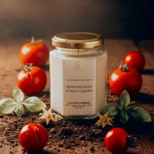 Vela aromática “Mediterranean Tomato Garden” 200g. – Colección Gourmand