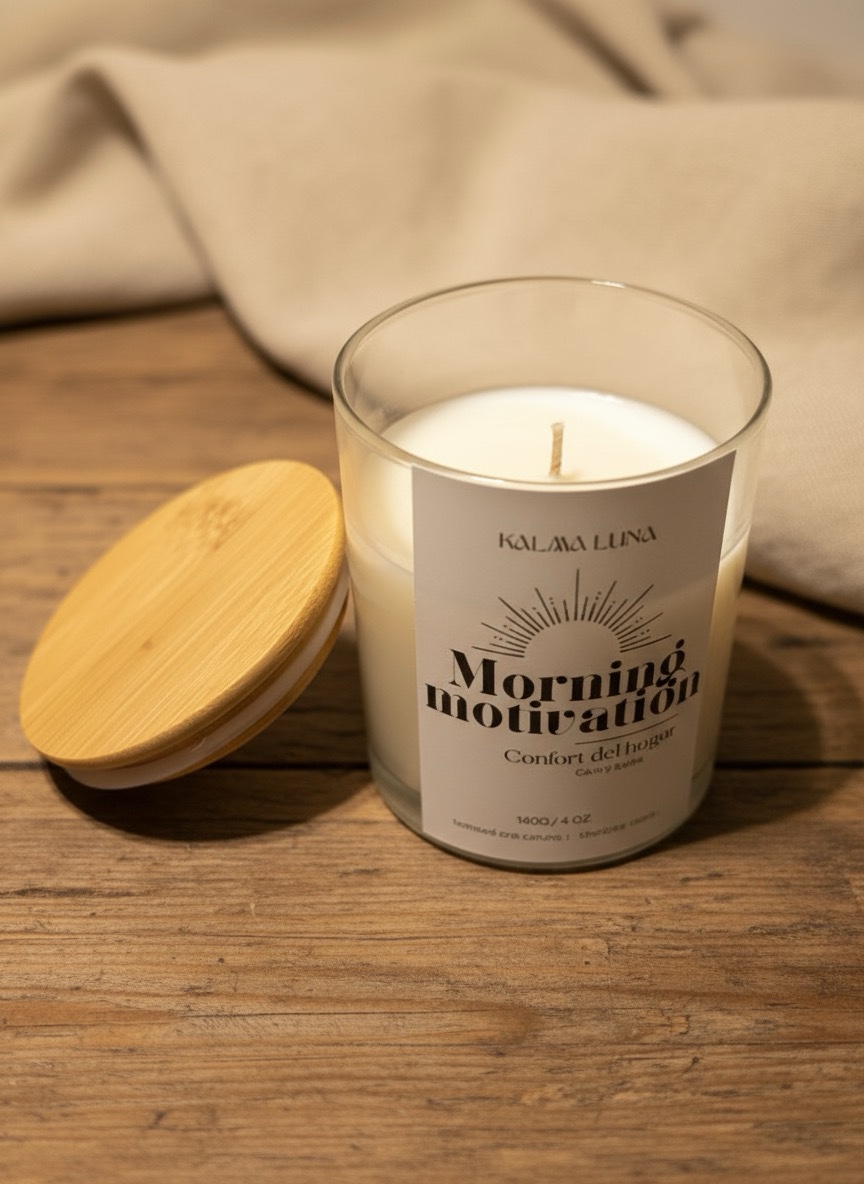 Vela Morning Motivation - Aroma coco y karité - Emotions Collection - Imagen 2