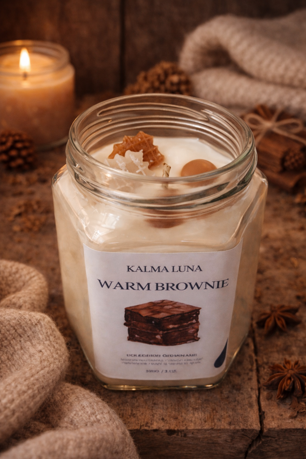 Vela Warm Brownie - Colección Gourmand