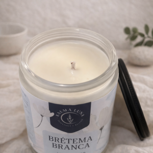 Vela Brétema branca - Lino - Colección Raíces