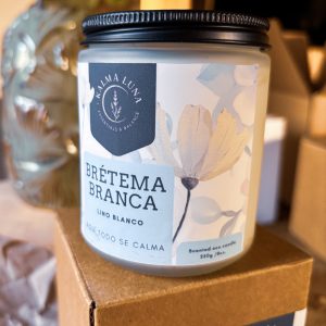 Vela Brétema branca - Lino - Colección Raíces