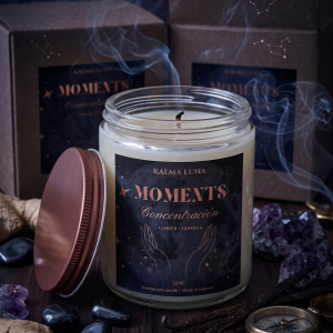 Vela Concentración - Ginger y Vainilla - Colección Moments