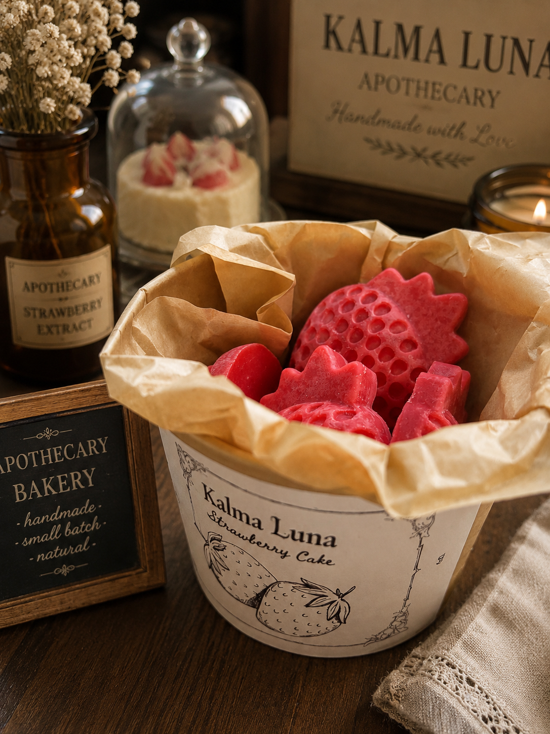 Wax melts Strawberry Cake - Colección Gourmand