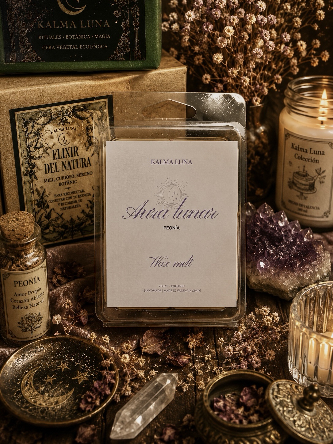 Wax Melts Aura Lunar – Peonía - Imagen 2