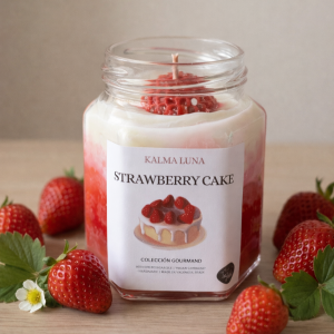 Vela Strawberry Cake - Colección Gourmand