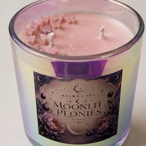 Vela Moonlit Peonies - Peonía - Aura Lunar