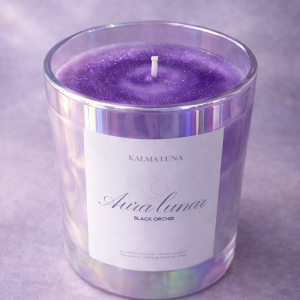 Vela Aura Lunar – Orquídea Negra