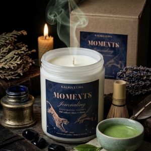 Vela Journaling - Kyoto Matcha y Coco - Colección Moments