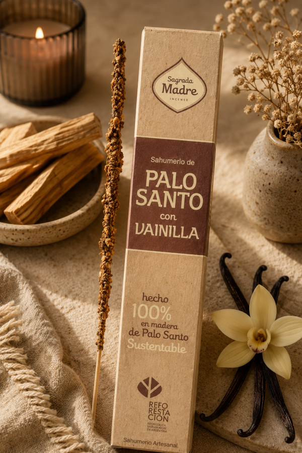 Incienso de Palo Santo y Vainilla - Sagrada Madre