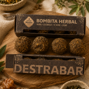 Bombita Herbal “Destrabar” – Sagrada Madre