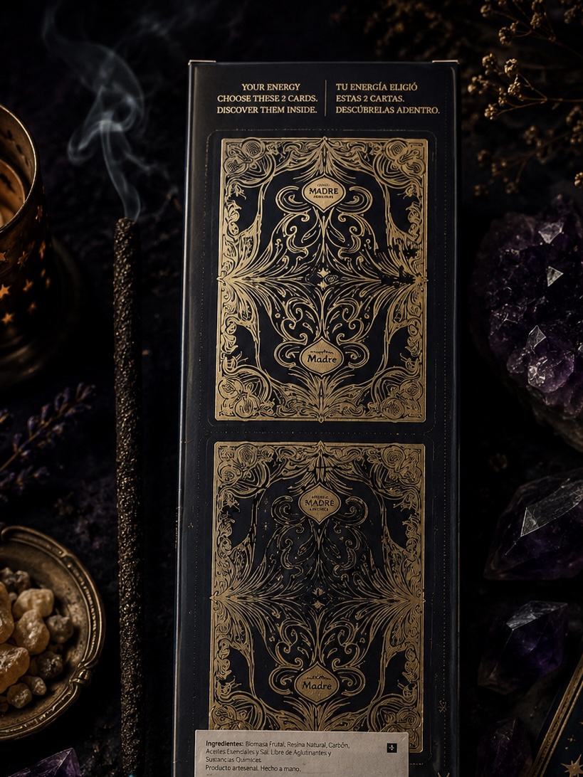 Incienso Tarot de Marsella - Vainilla y Olíbano - Sagrada Madre - Imagen 2