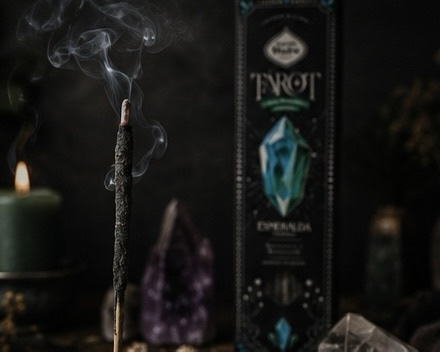 Incienso Tarot Gemas Esmeralda - Limón y Lavanda - Sagrada Madre - Imagen 4