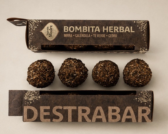 Bombita Herbal “Destrabar” – Sagrada Madre