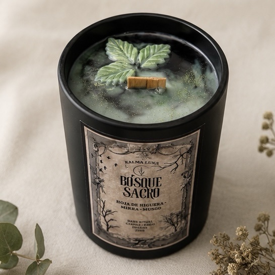 Bosque Sacro - Hoja de higuera, mirra y musgo - Dark Ritual - Imagen 2