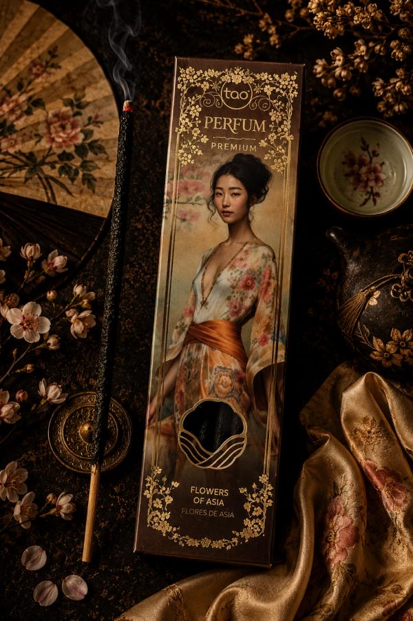 Incienso Premium Perfum - Flowers of Asia – Tao Sagrada Madre
