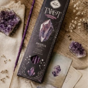 Incienso Tarot Gemas Amatista - Violeta y Naranja - Sagrada Madre