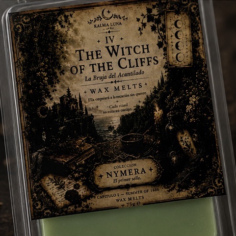 Wax Melts Nymera - Aroma Té verde y bambú - IV THE WITCH OF THE CLIFFS - Imagen 4