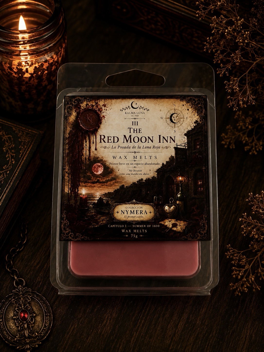Wax Melts Nymera - Aroma sangre de bruja - III THE RED MOON INN - Imagen 2