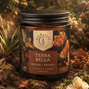 Vela Terra Bella - Vetiver y Pachuli - Raíces de Kalma