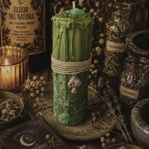 Sendero Verde - Vela ritual botánica - Herbario de Luna