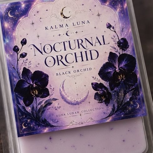 Wax Melts Aura Lunar - Orquídea Negra - Imagen 5