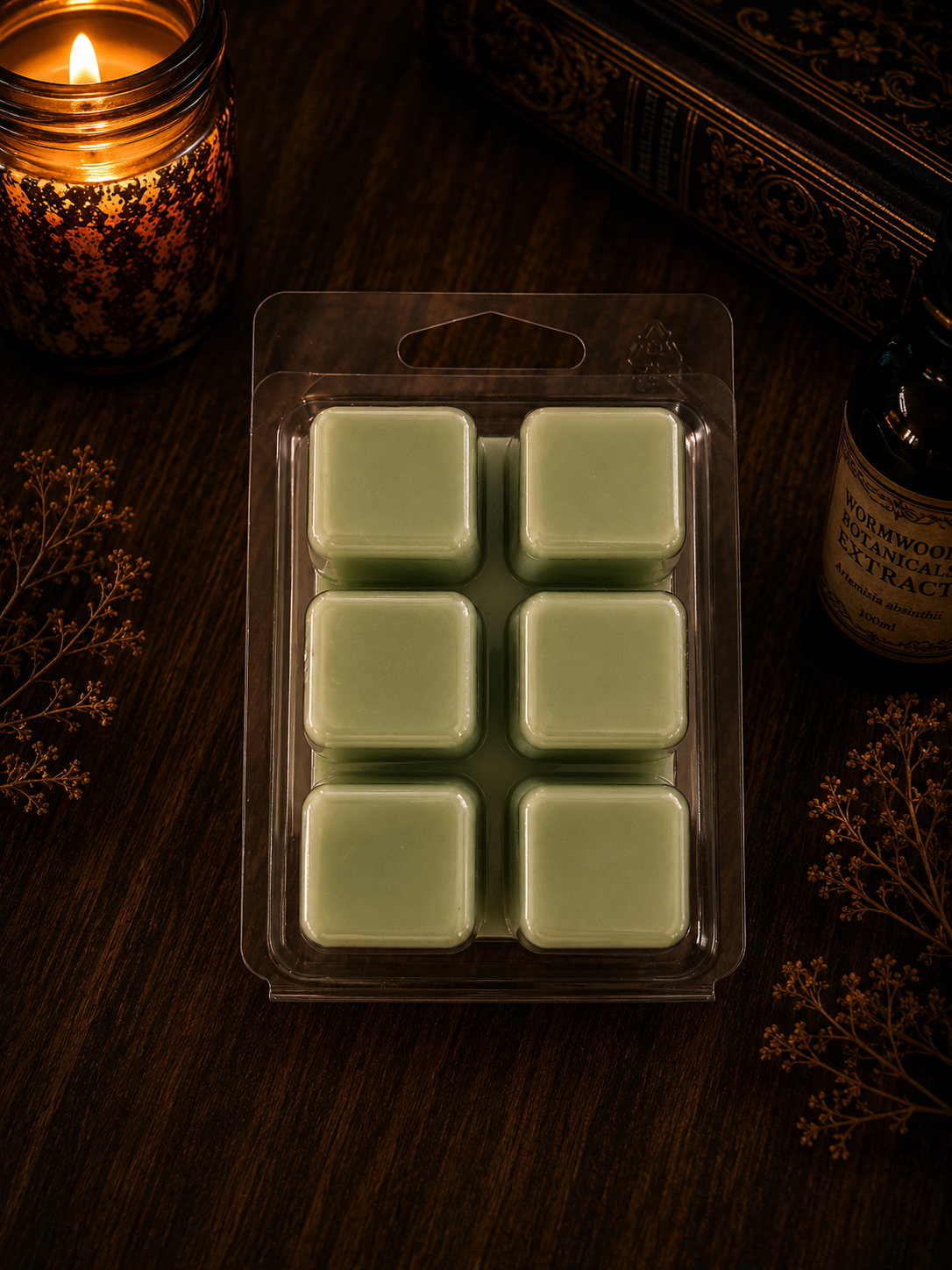 Wax Melts Nymera - Aroma Té verde y bambú - IV THE WITCH OF THE CLIFFS - Imagen 6