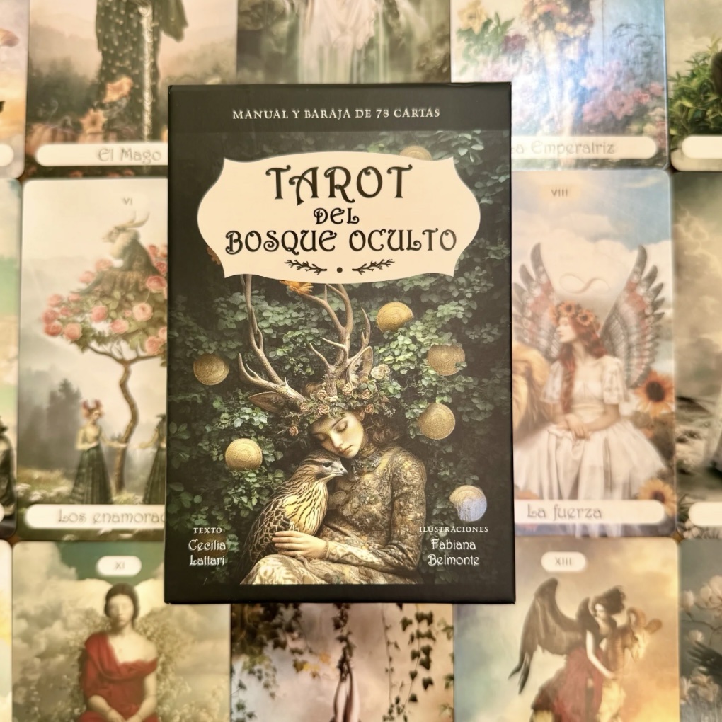 Tarot del Bosque Oculto - 78 Cartas + Manual (Español)