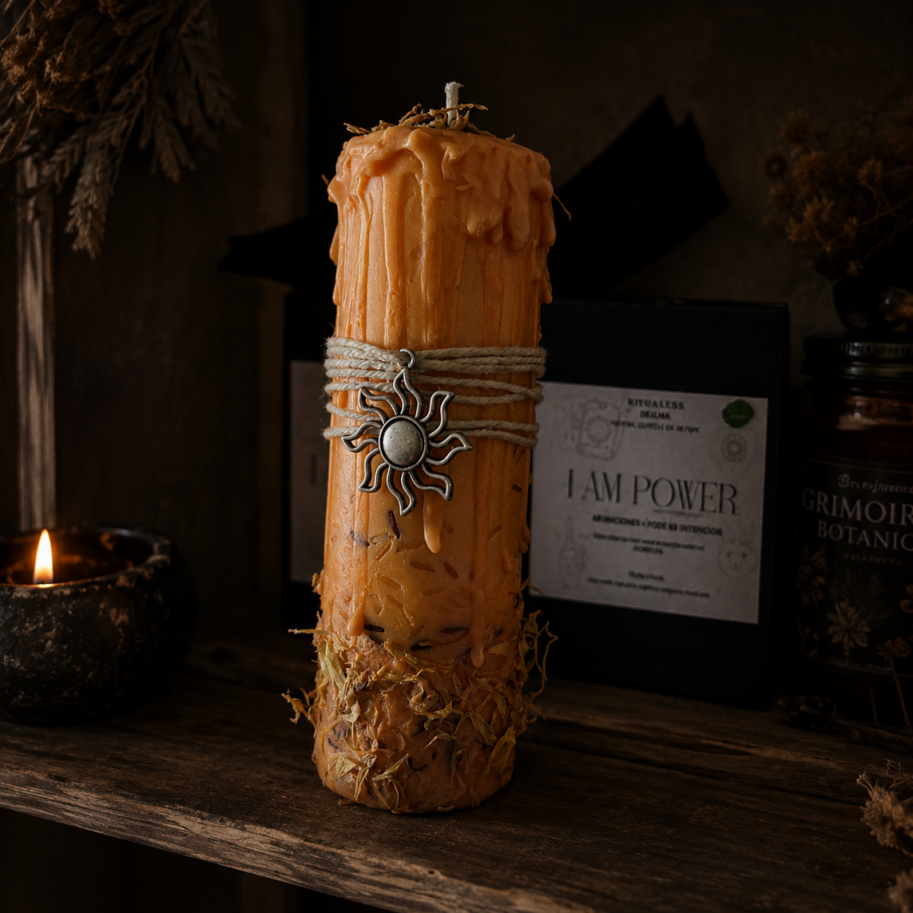 Umbral Dorado - Vela ritual botánica - Apothecary Ritual
