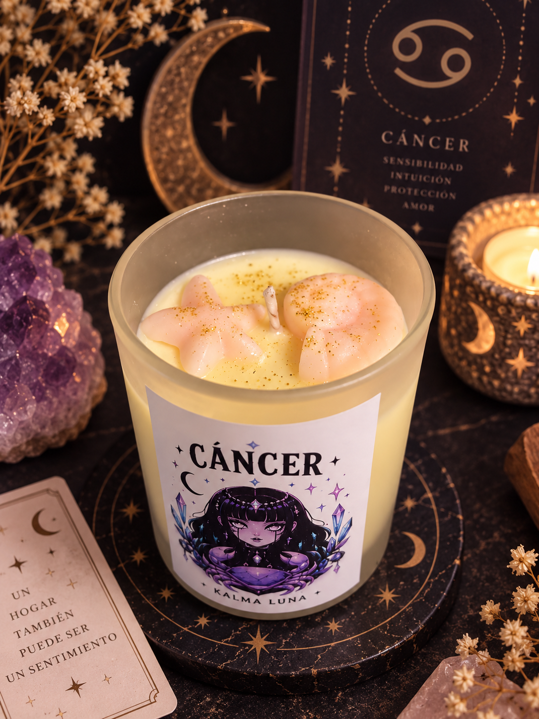 Vela Cáncer - Zodiac Arcana - The Zodiac Candle Collection