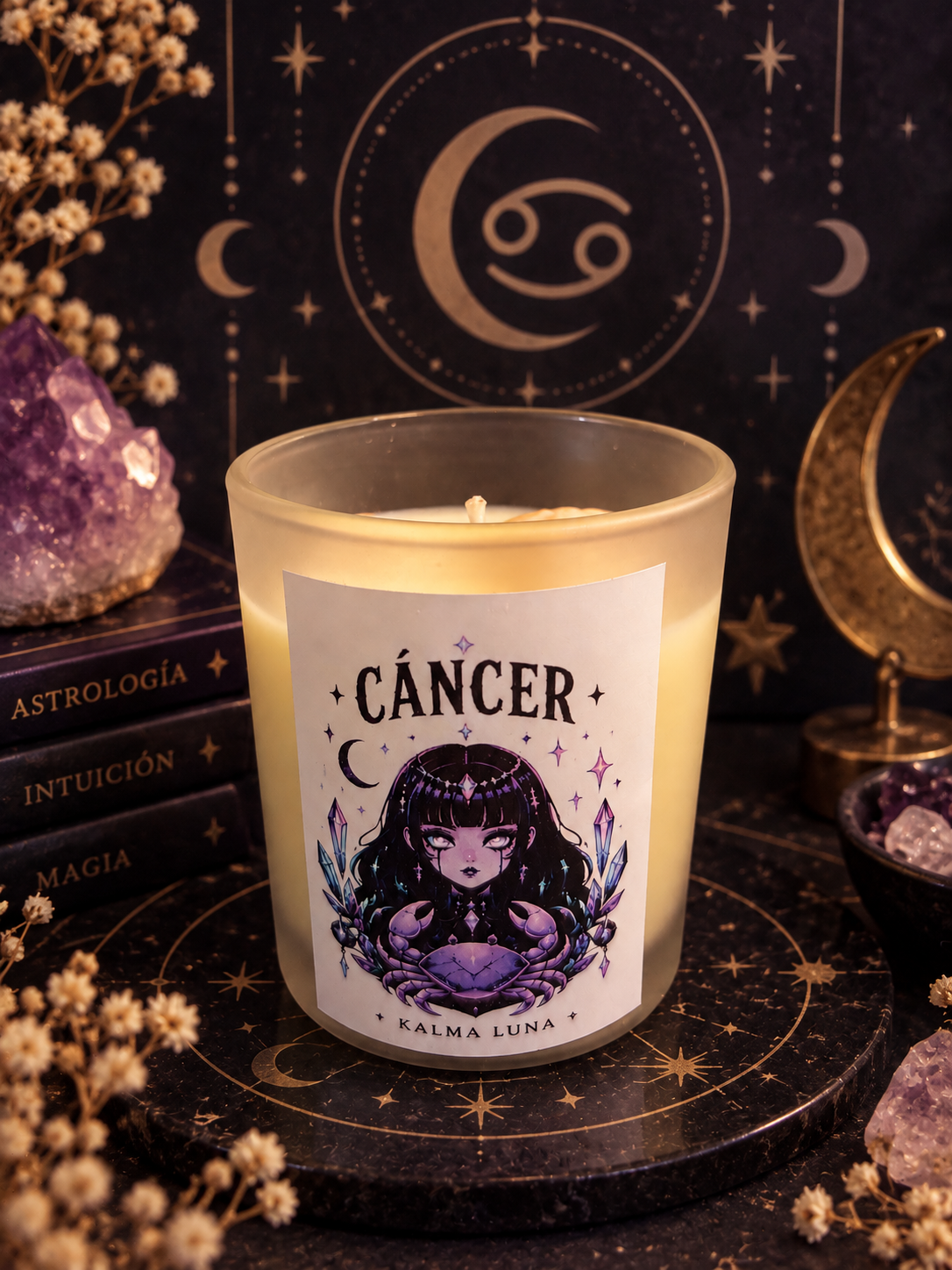 Vela Cáncer - Zodiac Arcana - The Zodiac Candle Collection - Imagen 2