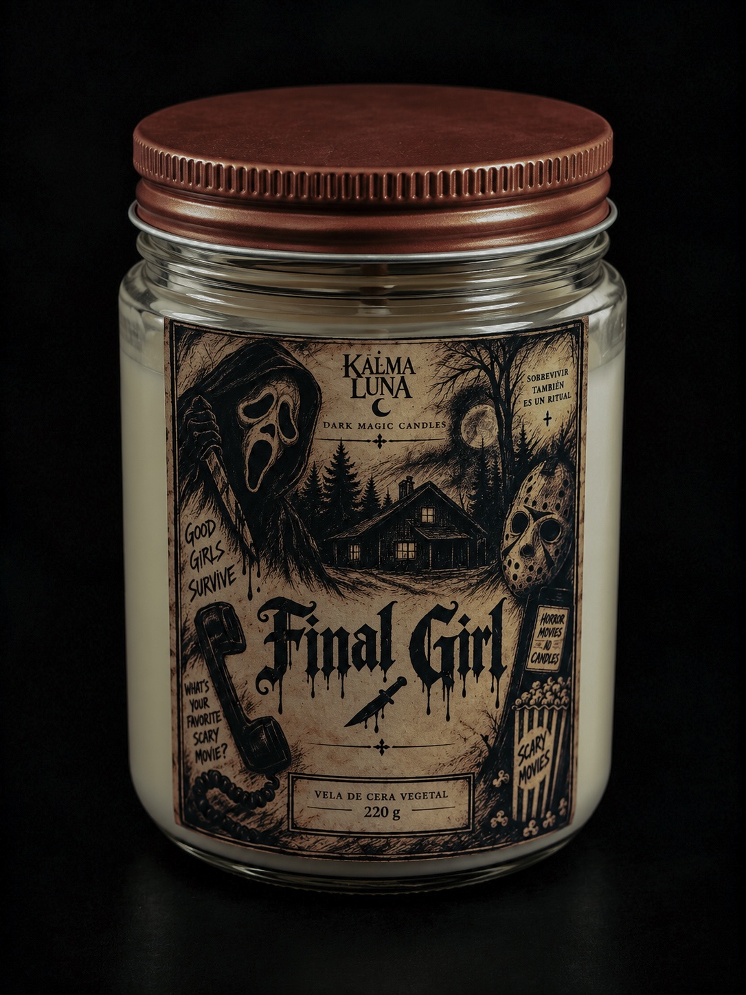 Final girl – Algodón y Chocolate – Halloween Drop
